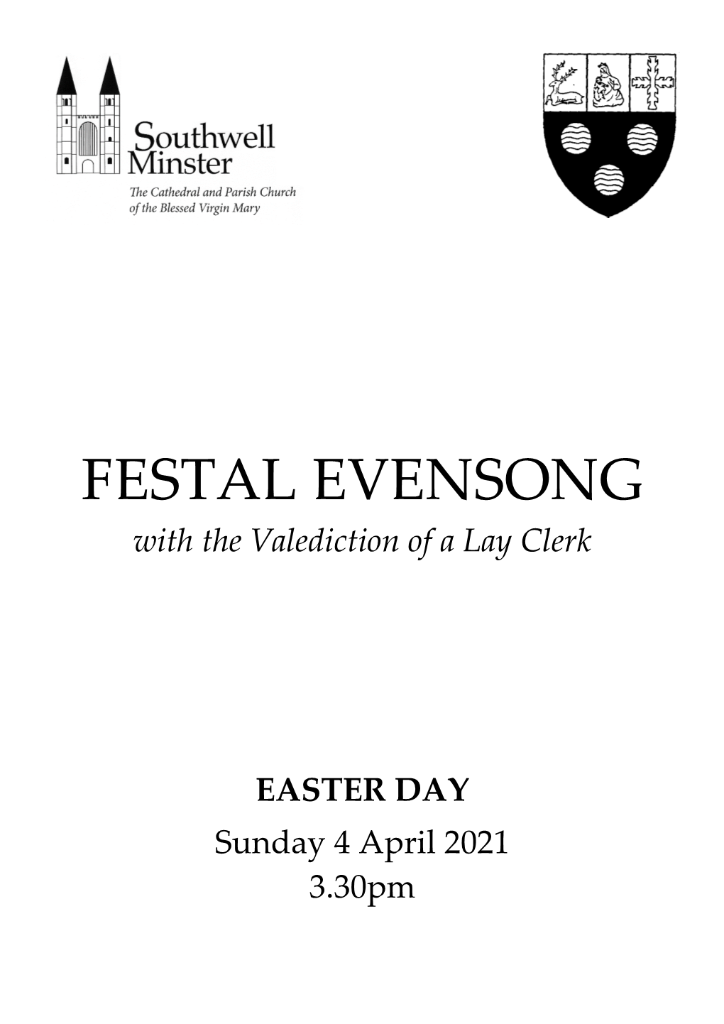 FESTAL EVENSONG with the Valediction of a Lay Clerk