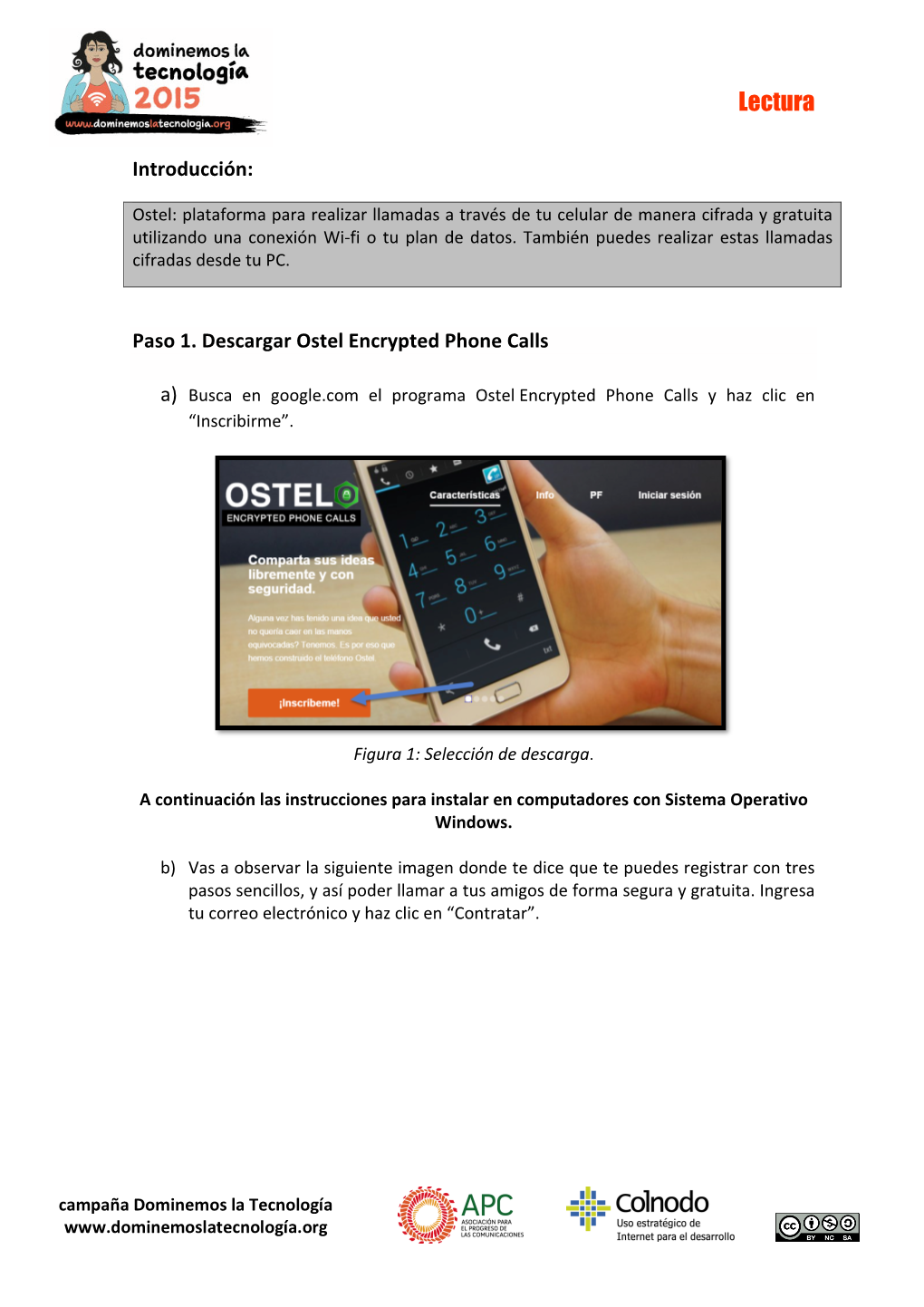 Paso 1. Descargar Ostel Encrypted Phone Calls