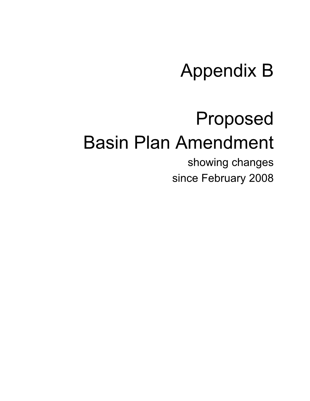 Pathogens in Richardson Bay Proposed Basin Plan Amendment