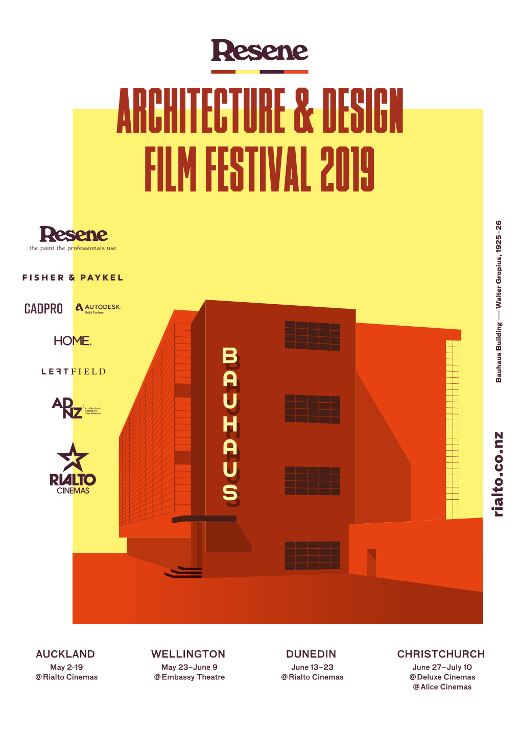 Resene Architecture & Design Film Festival 2019