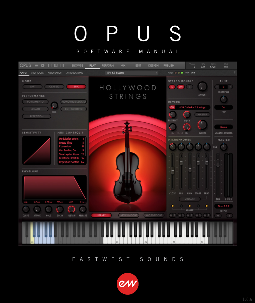 EW Opus Software Manual