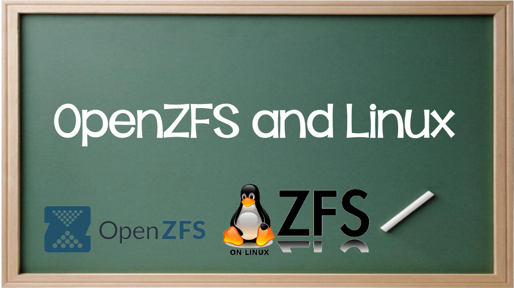 Openzfs and Linux