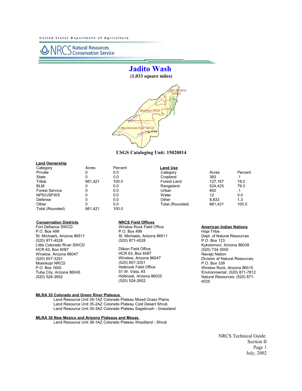 NRCS Technical Guide