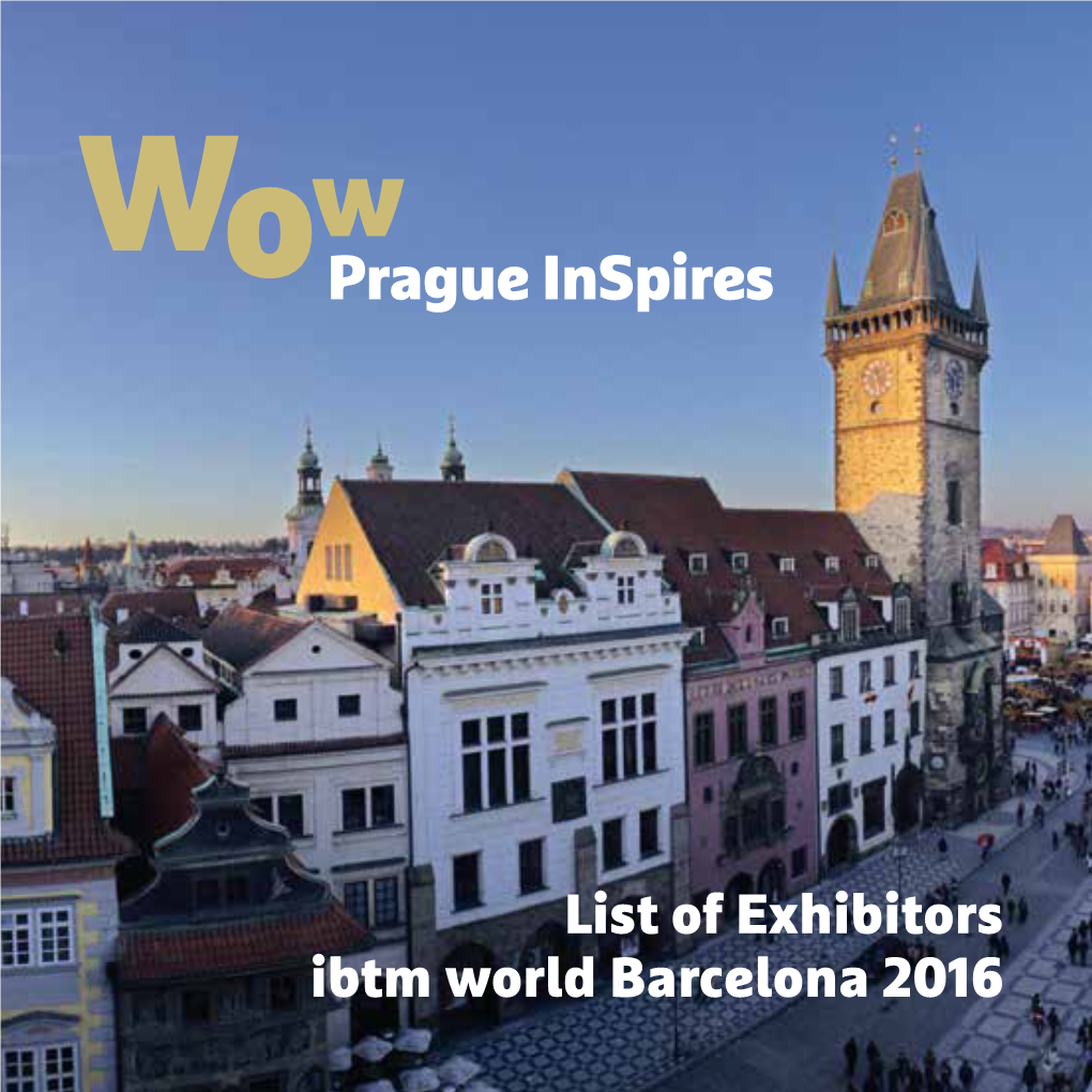 List of Exhibitors Ibtm World Barcelona 2016