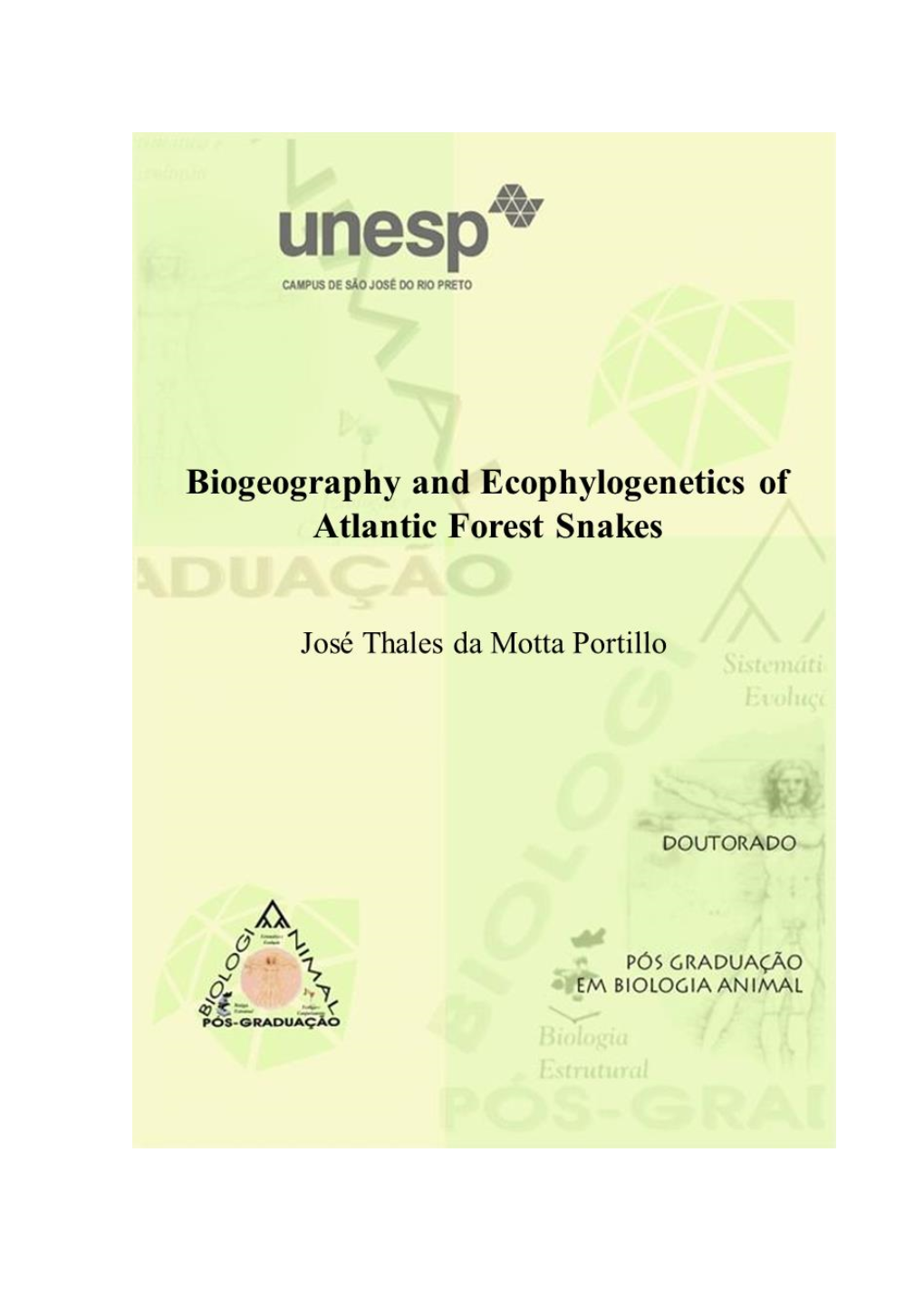 Biogeography and Ecophylogenetics of Atlantic Forest Snakes