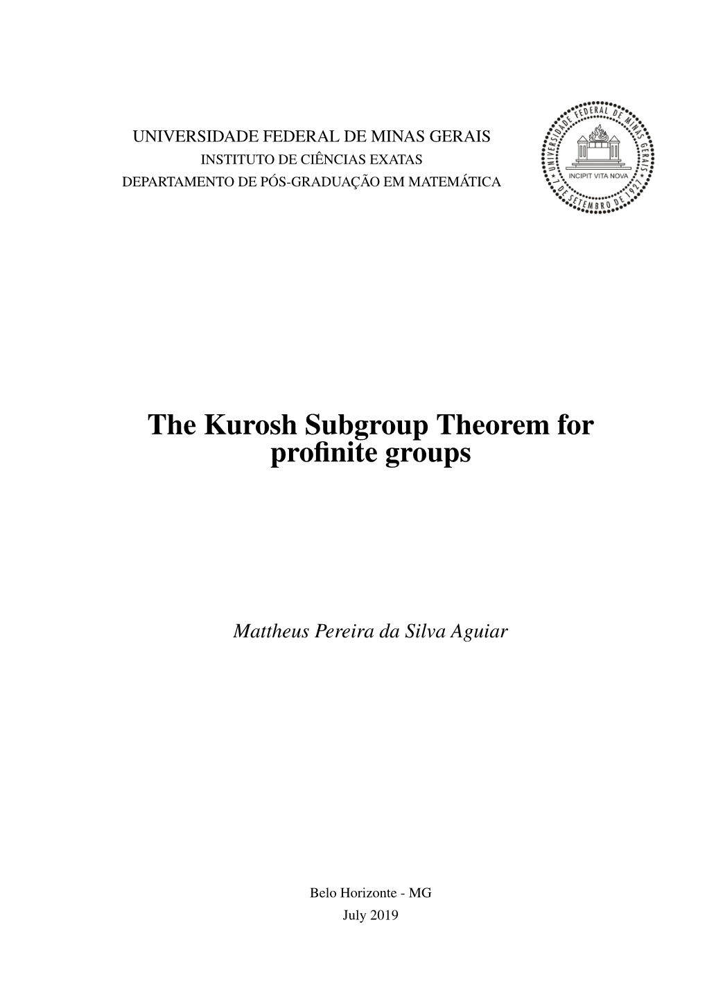 The Kurosh Subgroup Theorem for Profinite Groups