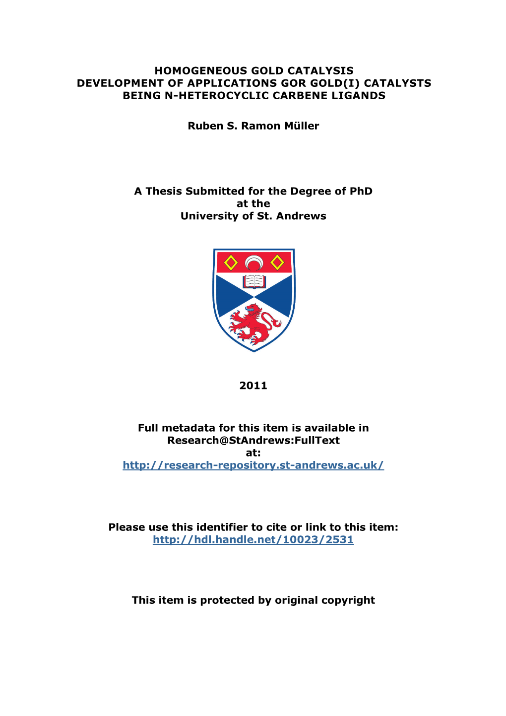 Thesis R. S. Ramon Müller