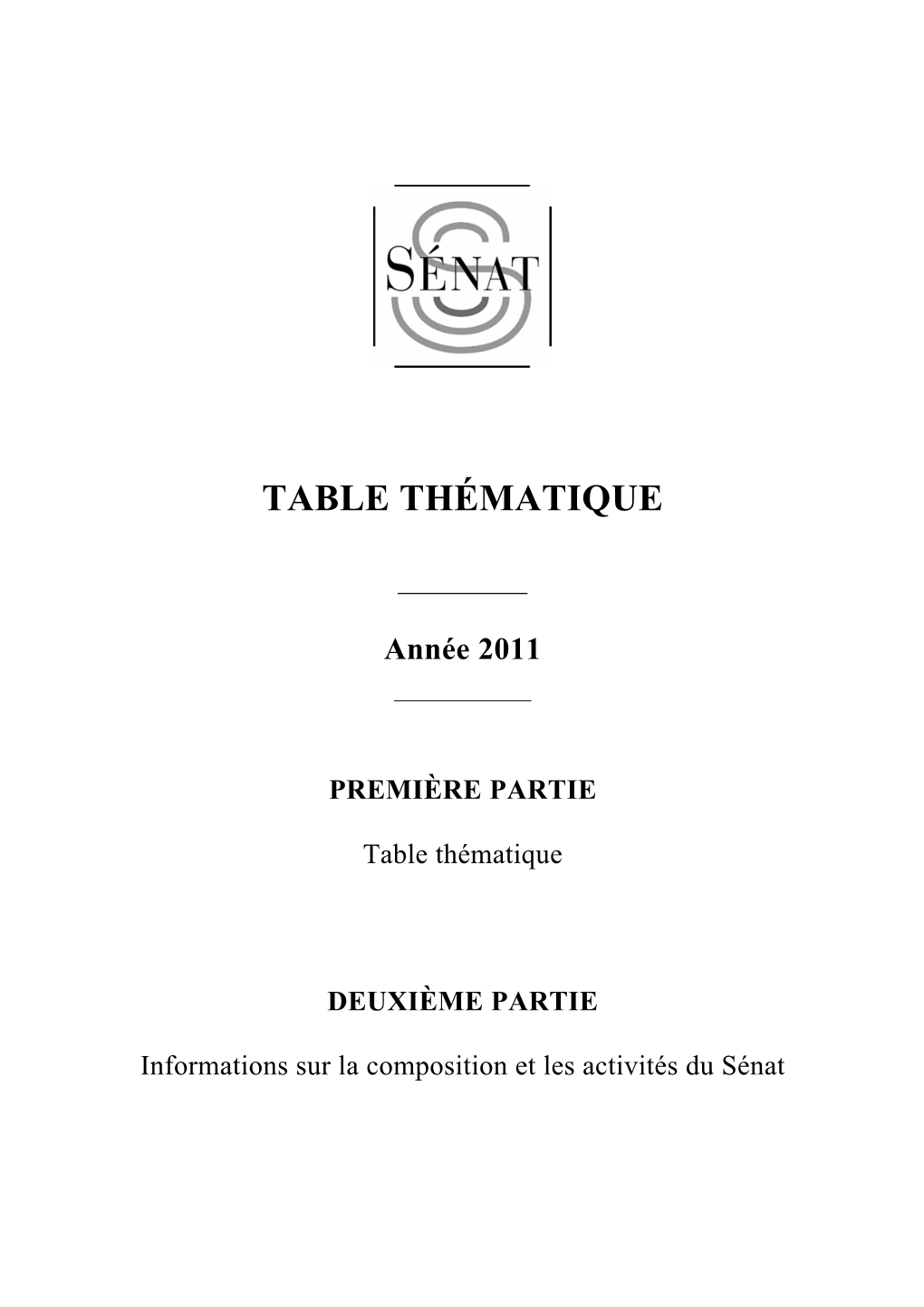 Table Thématique