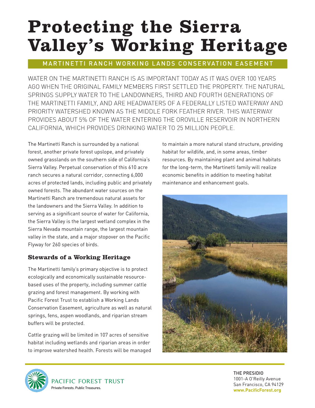 Protecting the Sierra Valley's Working Heritage