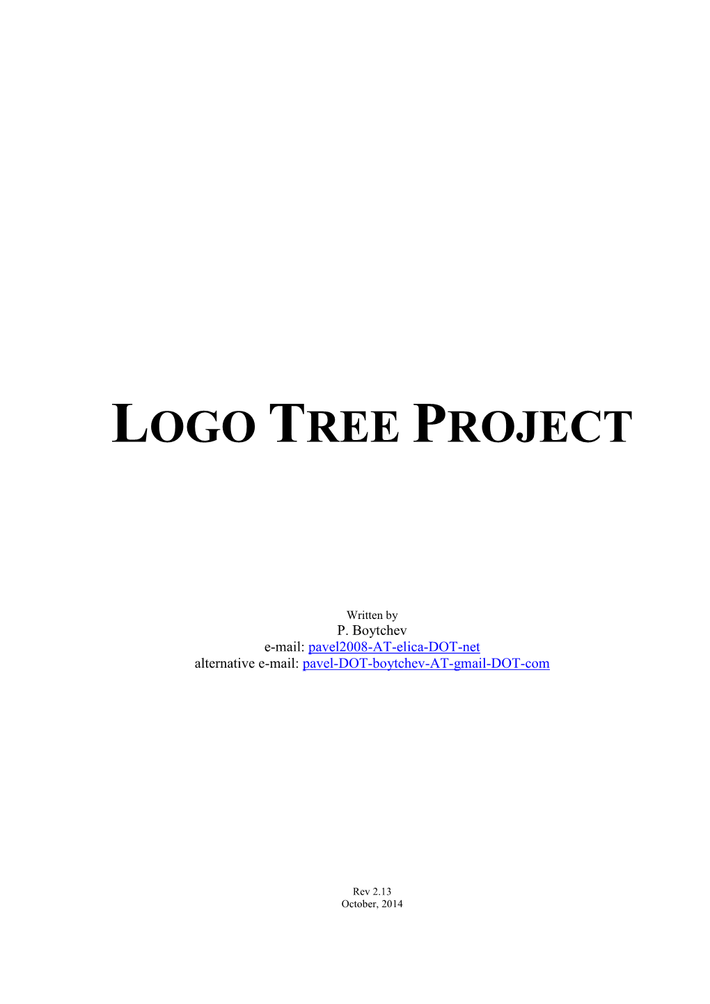 Logo Tree Project