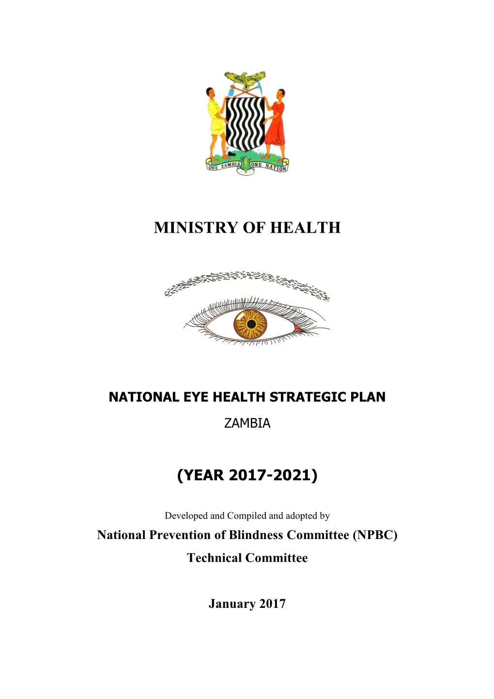 National Eye Health Strategic Plan Zambia