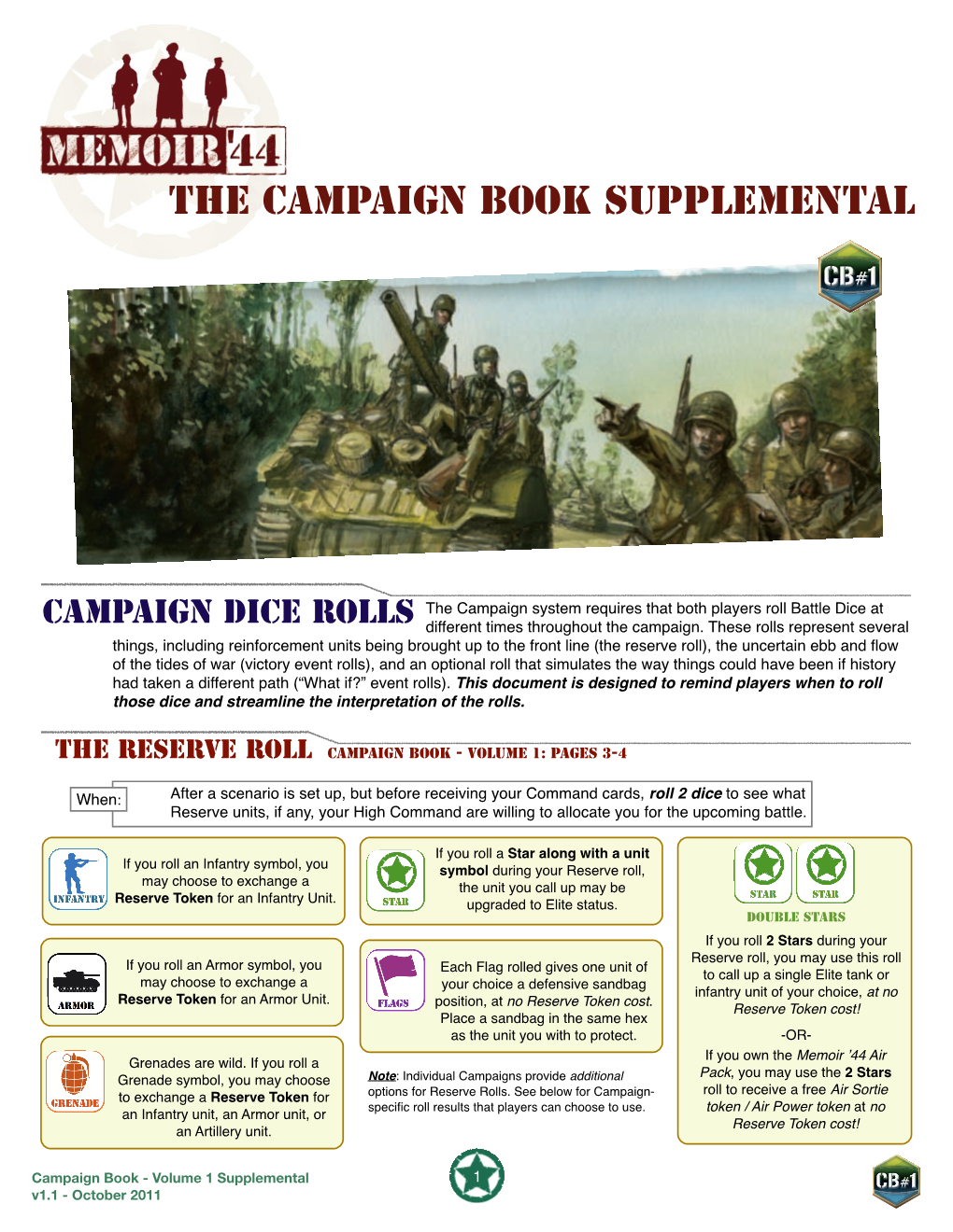Campaign Book 1 Supplemental V1.1