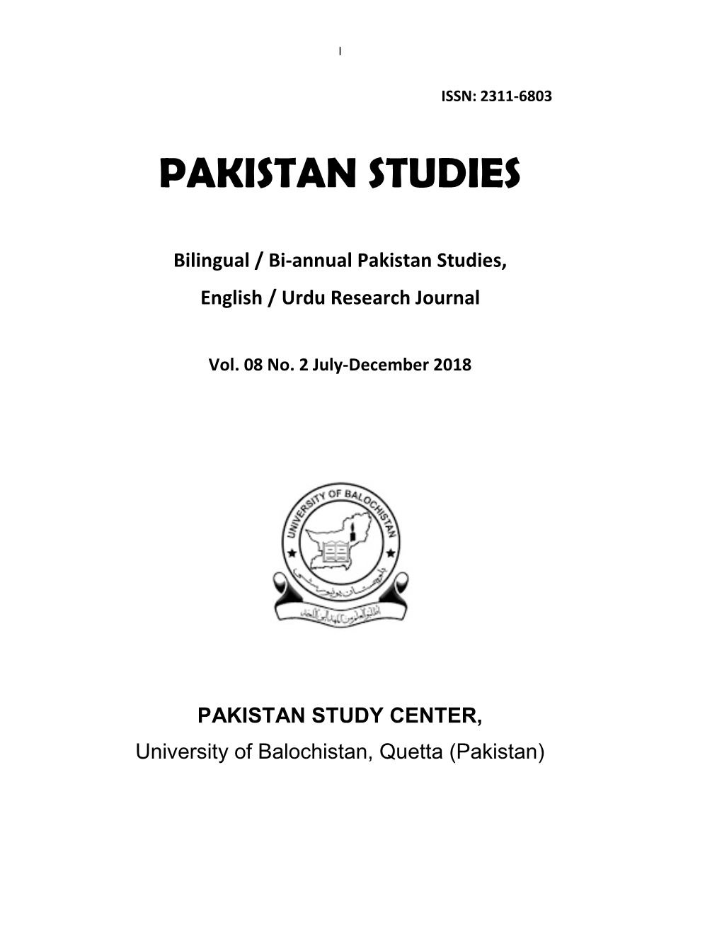 Pakistan Studies