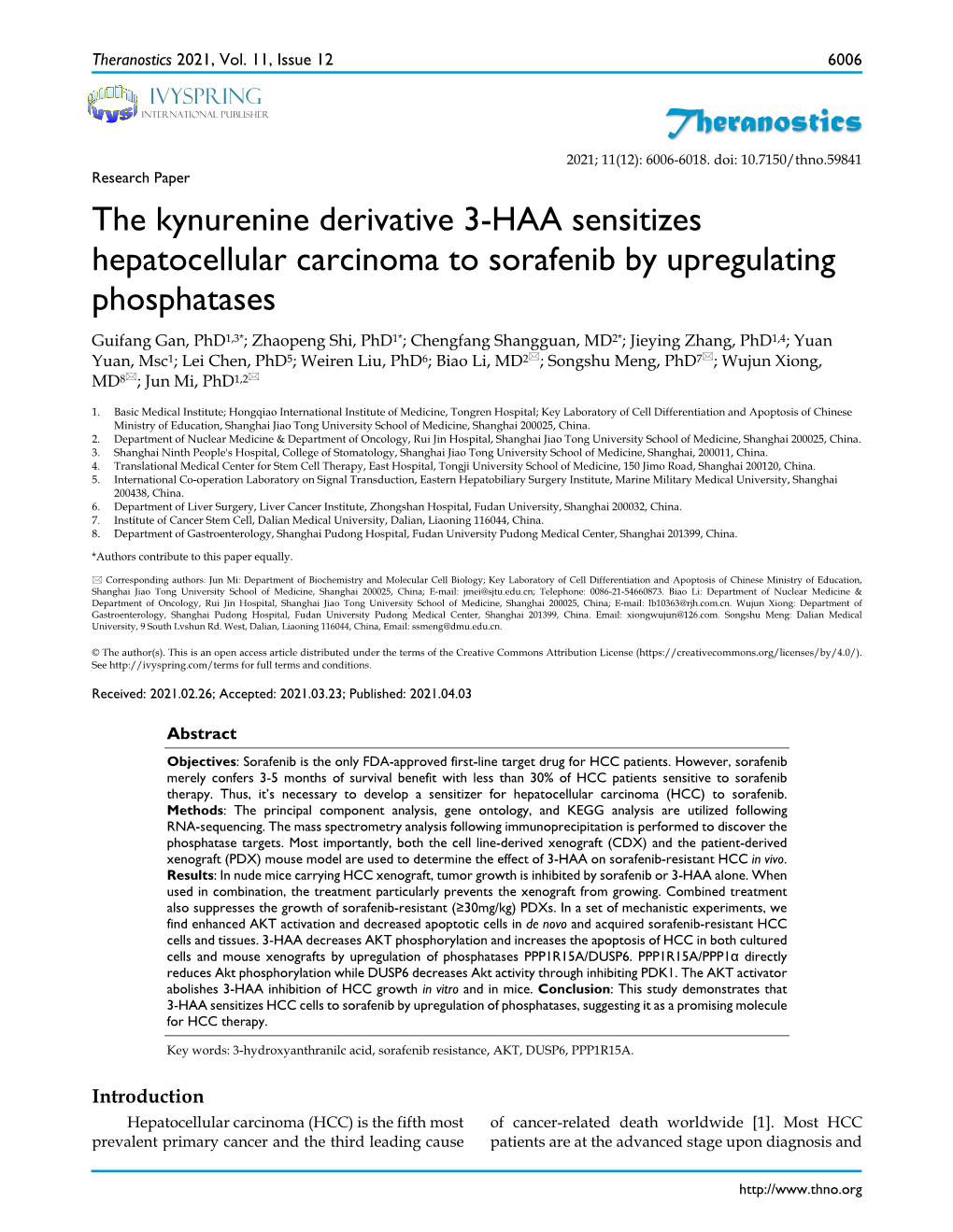 Pdf Promising Strategies to Increase Therapeutic Efficacy Against HCC