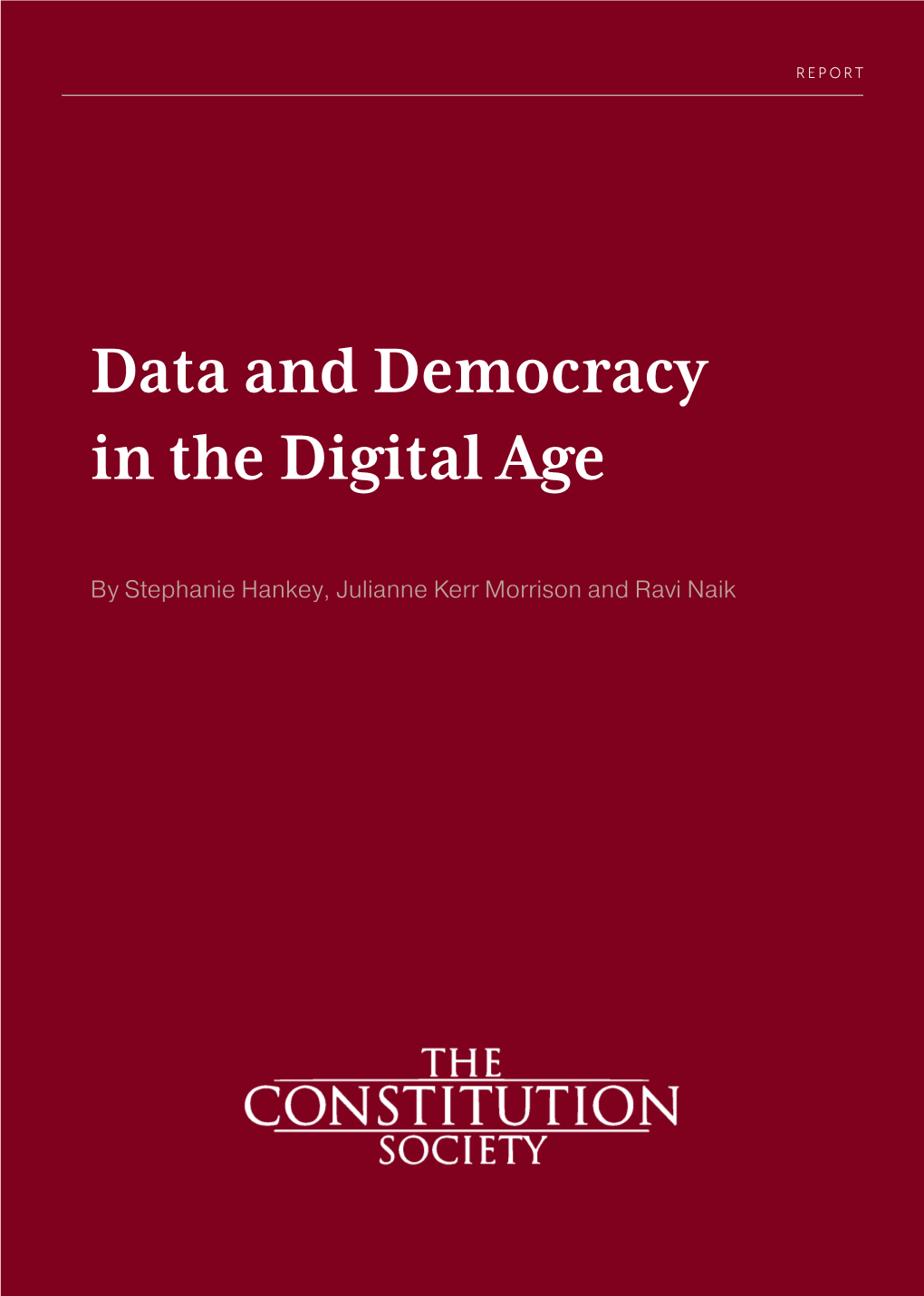 Data and Democracy in the Digital Age