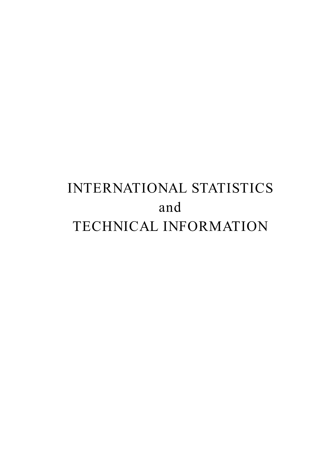 INTERNATIONAL STATISTICS and TECHNICAL INFORMATION NOTES INTERNATIONAL STUD BOOK COMMITTEE LIST of APPROVED STUD BOOKS