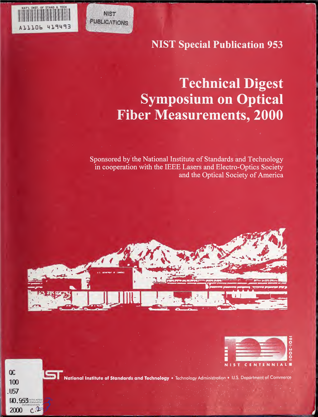 Symposium on Optical Fiber Measurements, 2000