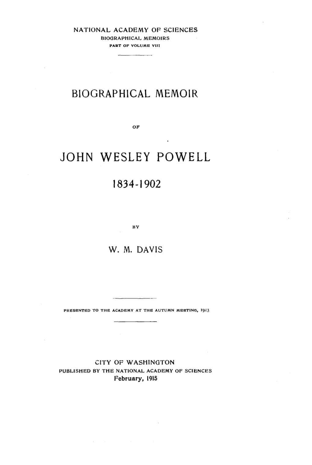 John Wesley Powell