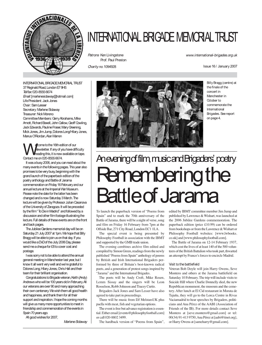 Remembering the Battle of Jarama