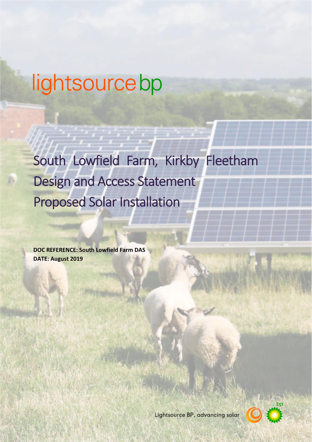 South Lowfield Farm, Kirkby Fleetham Design and Access Statement Proposed Solar Installation