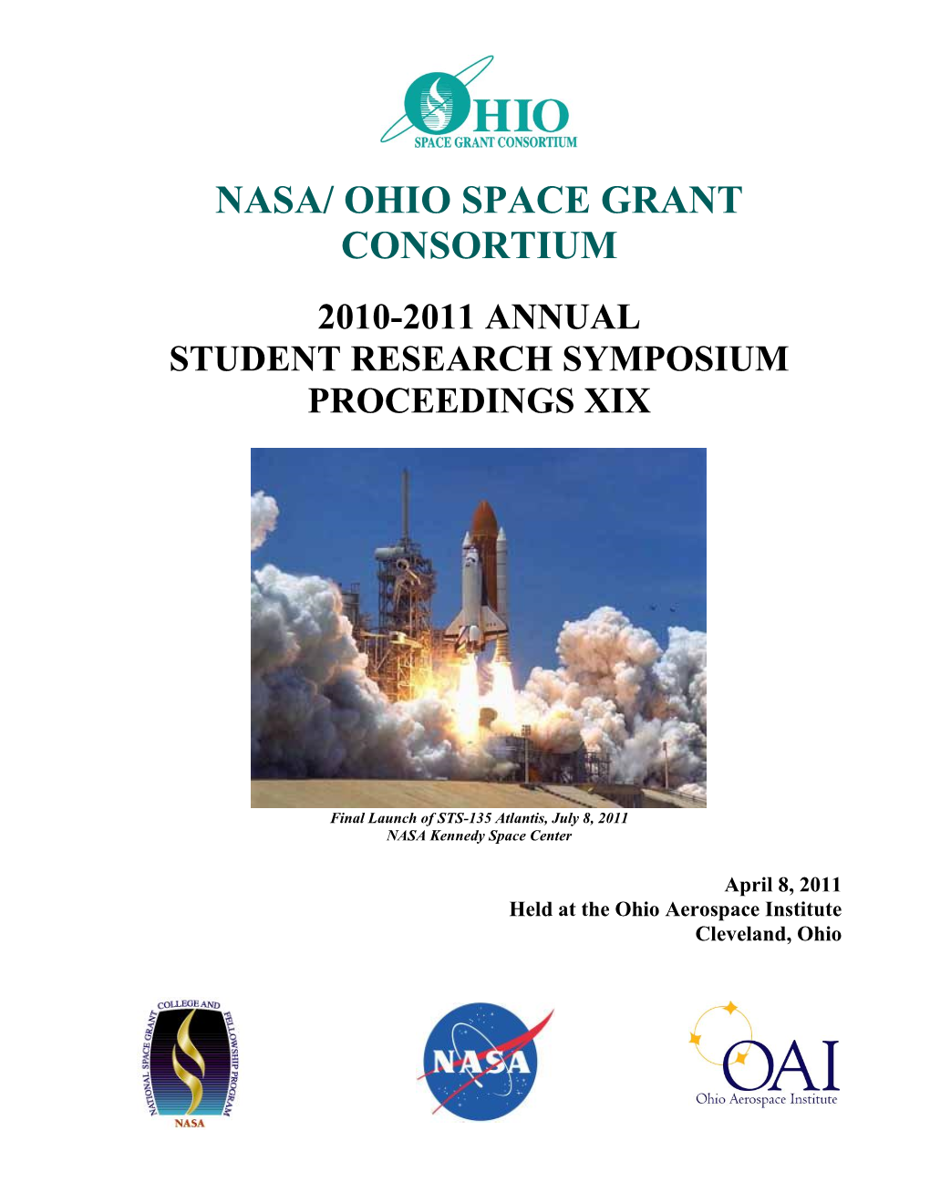 Nasa/ Ohio Space Grant Consortium