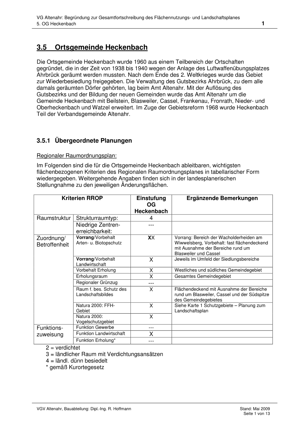 3.5 Ortsgemeinde Heckenbach