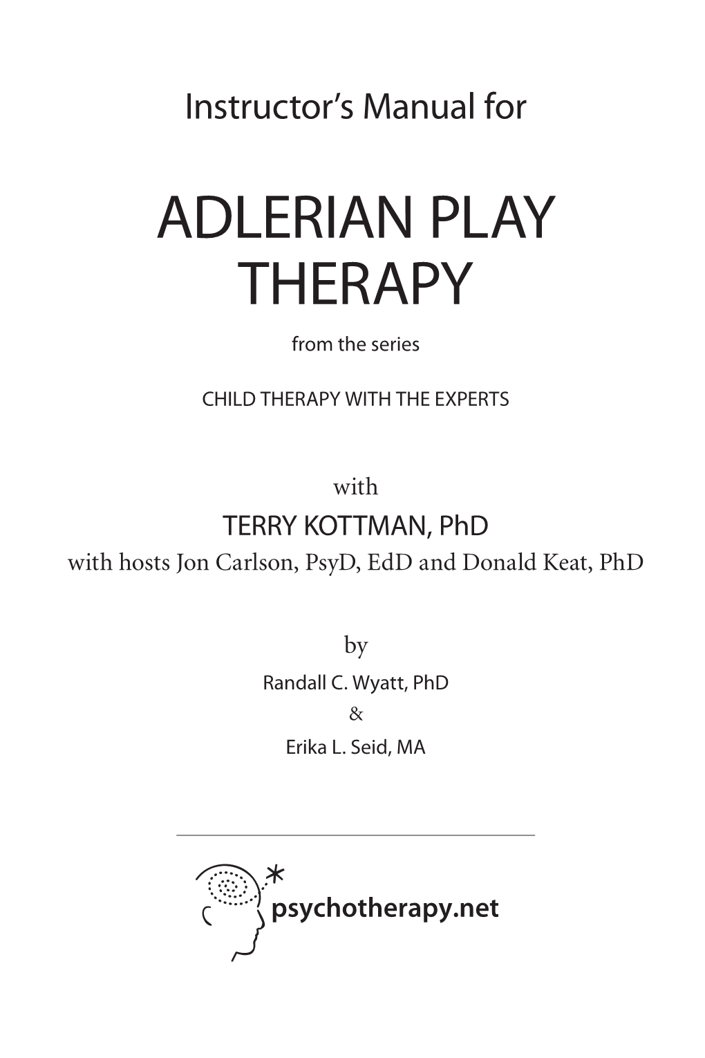 Kottman Adlerian Play Therapy