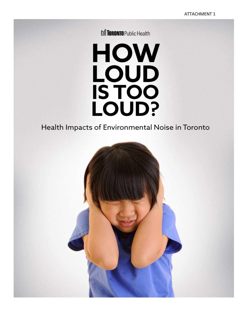 Health Impacts of Environmental Noise in Toronto