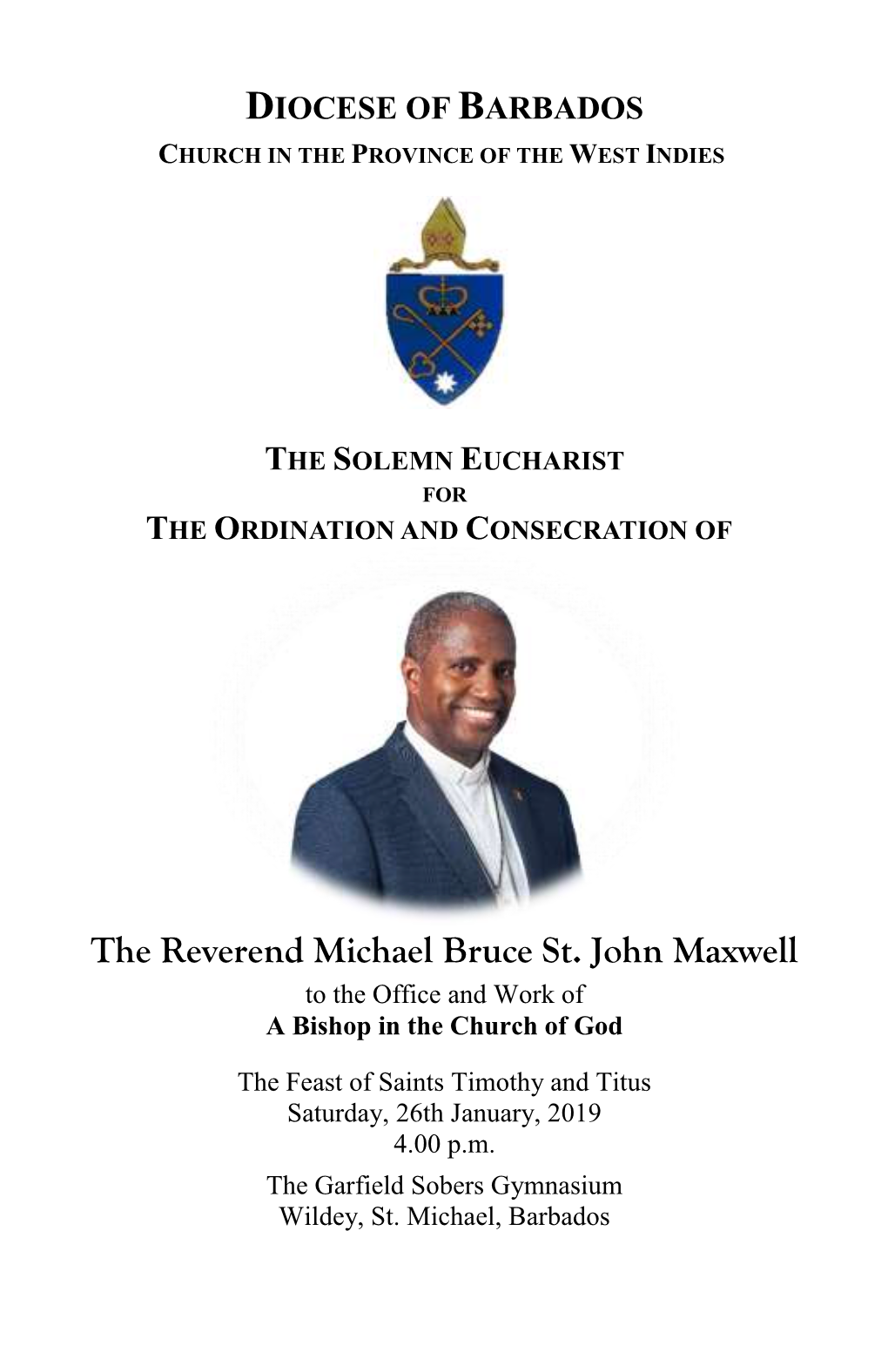 The Reverend Michael Bruce St. John Maxwell