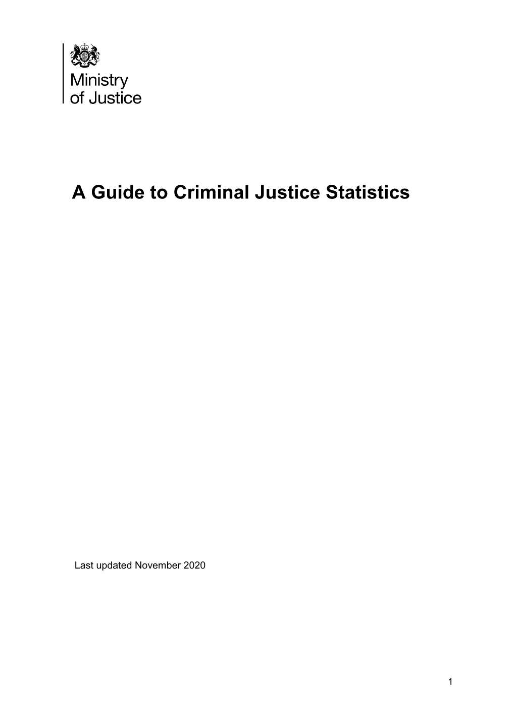 Criminal Justice System Statistics
