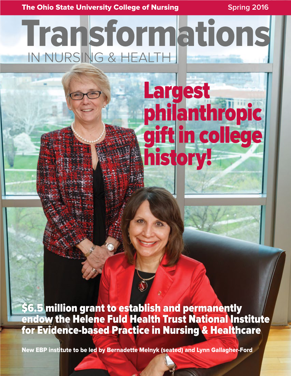 Largest Philanthropic Gift in College History!