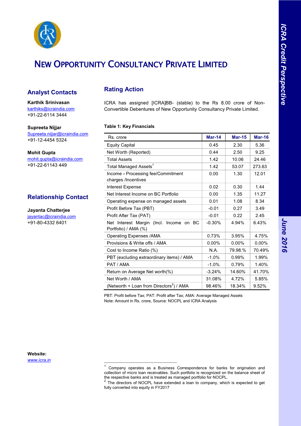 New Opportunity Consultancy Private Limited