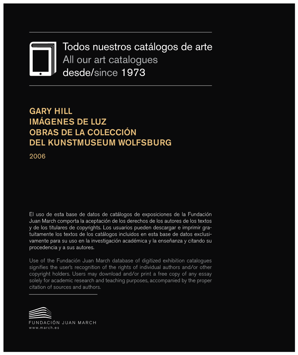 Gary Hill Imágenes De Luz Obras De La Colección Del Kunstmuseum Wolfsburg 2006