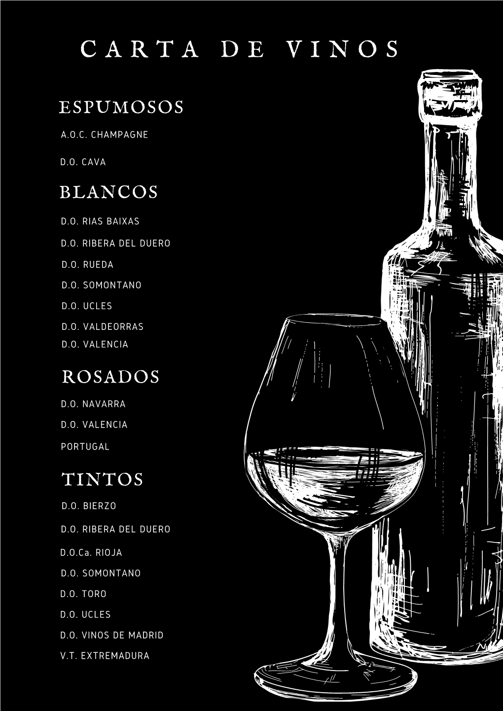 Carta De Vinos