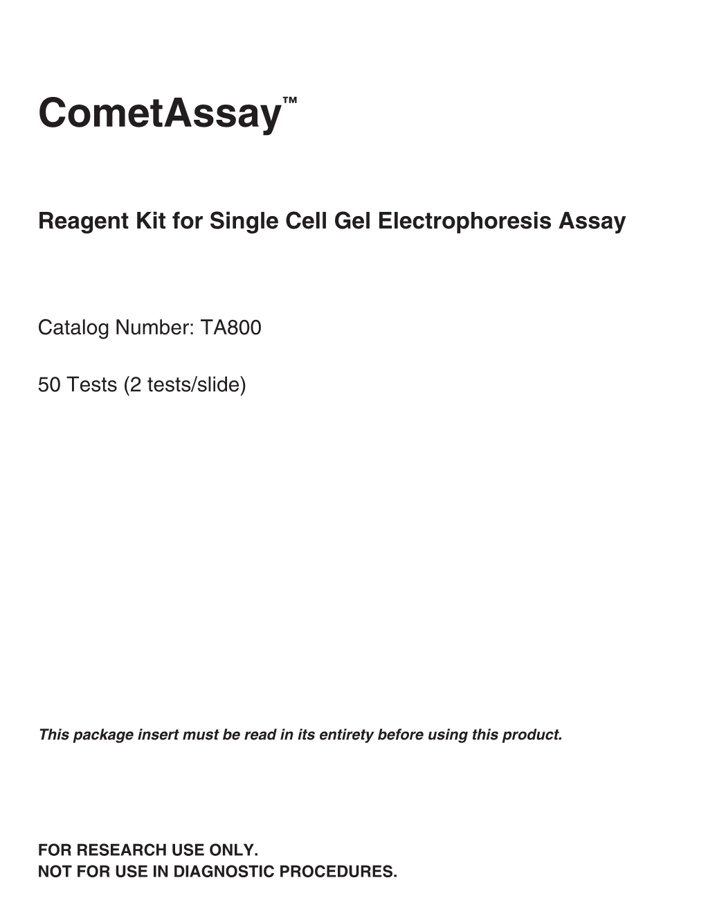 Cometassay Single Cell Gel Electrophoresis Assay