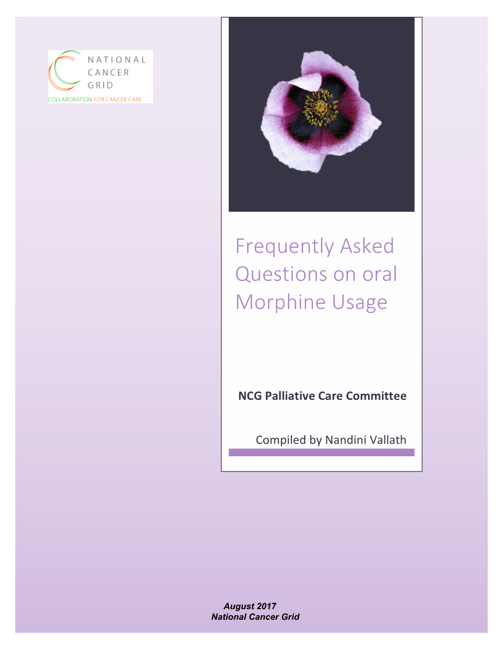 Frequently Asked Questions on Oral Morphine Usage