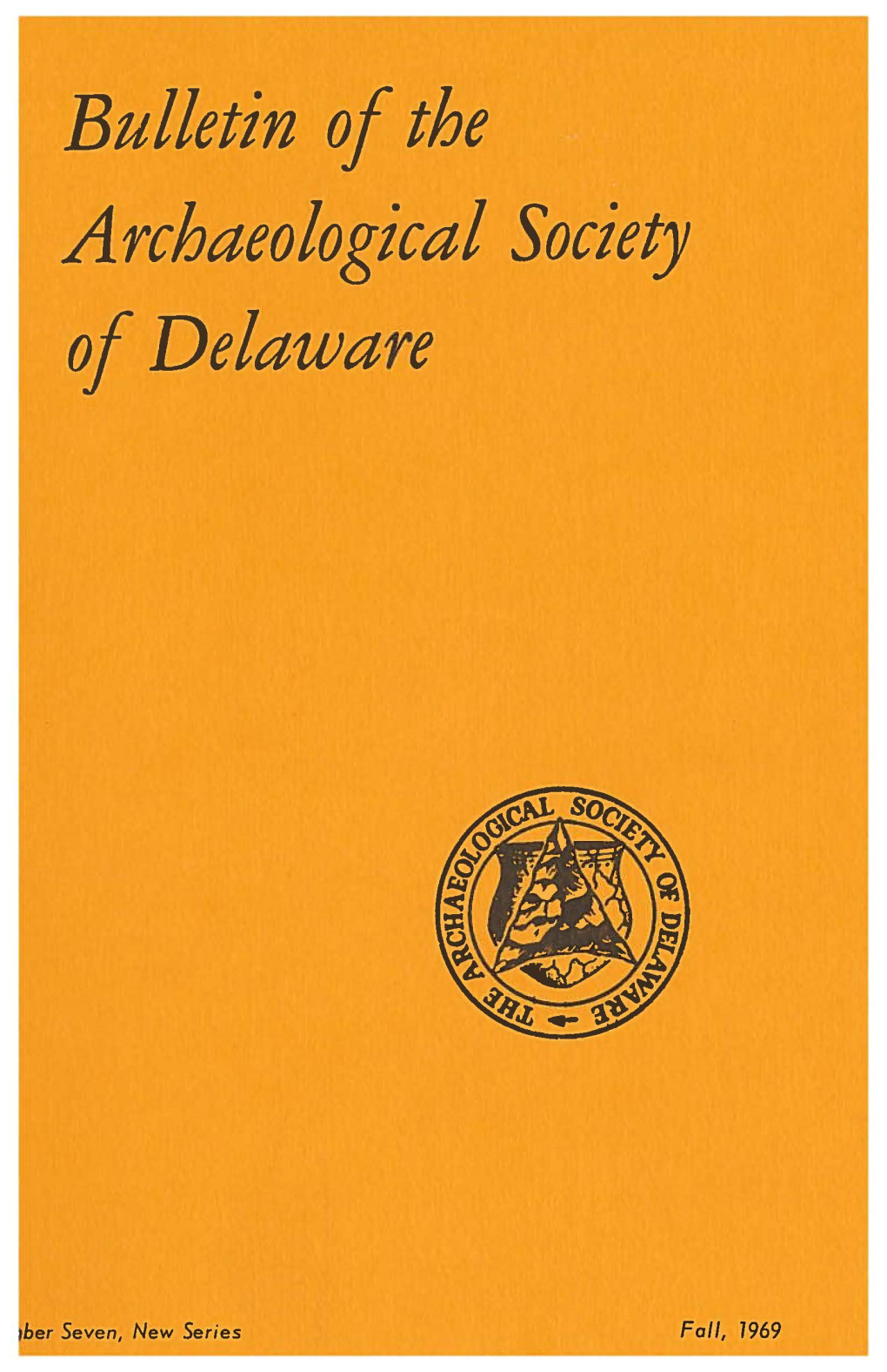 Bulletin of the Archaeological Society of Delaware