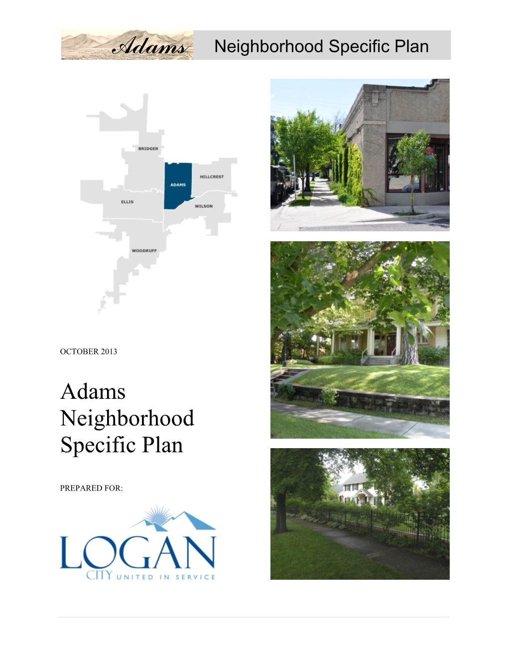 Adams Neighborhood Specific Plan