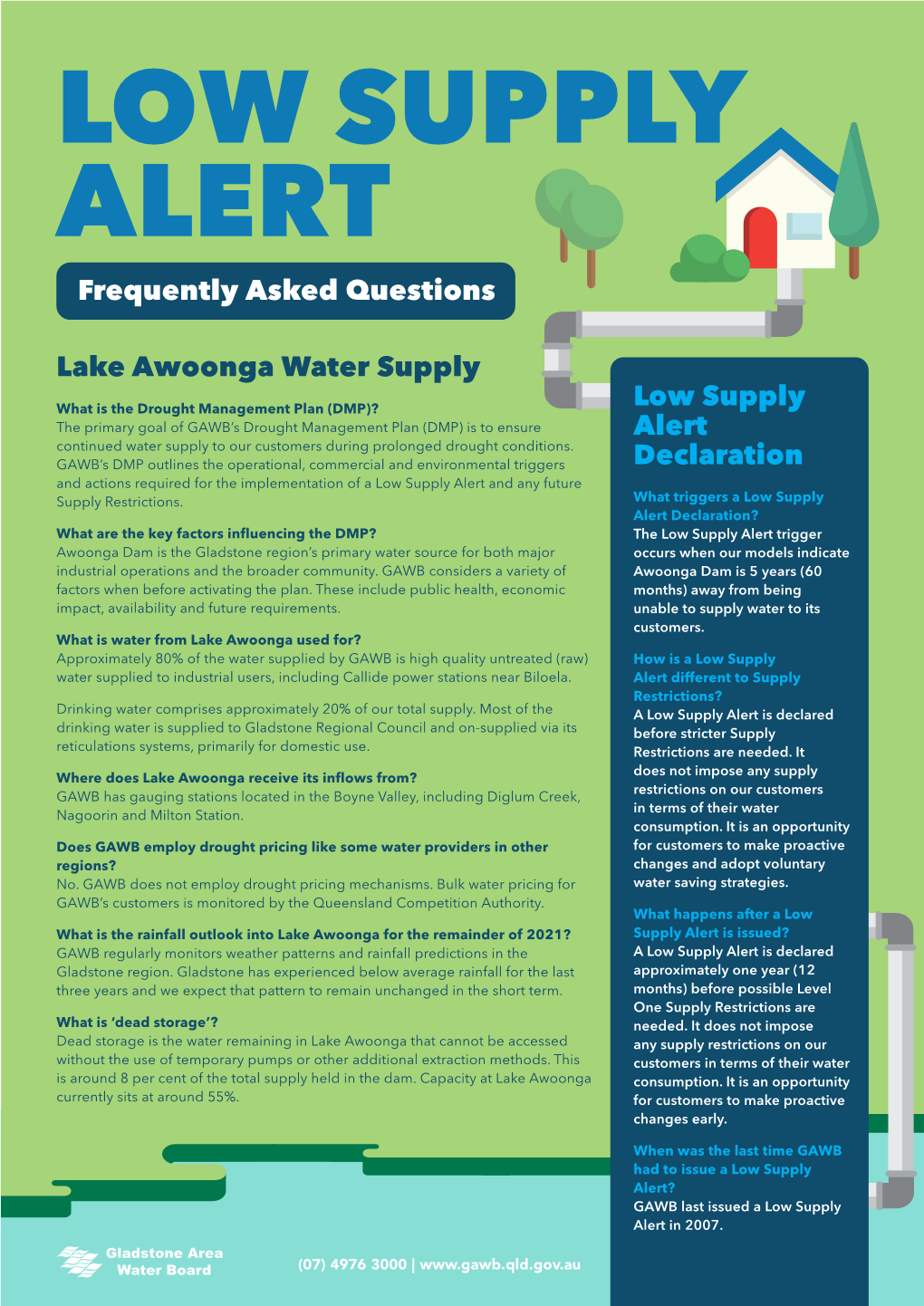 LOW SUPPLY ALERT Frequently Asked Questions