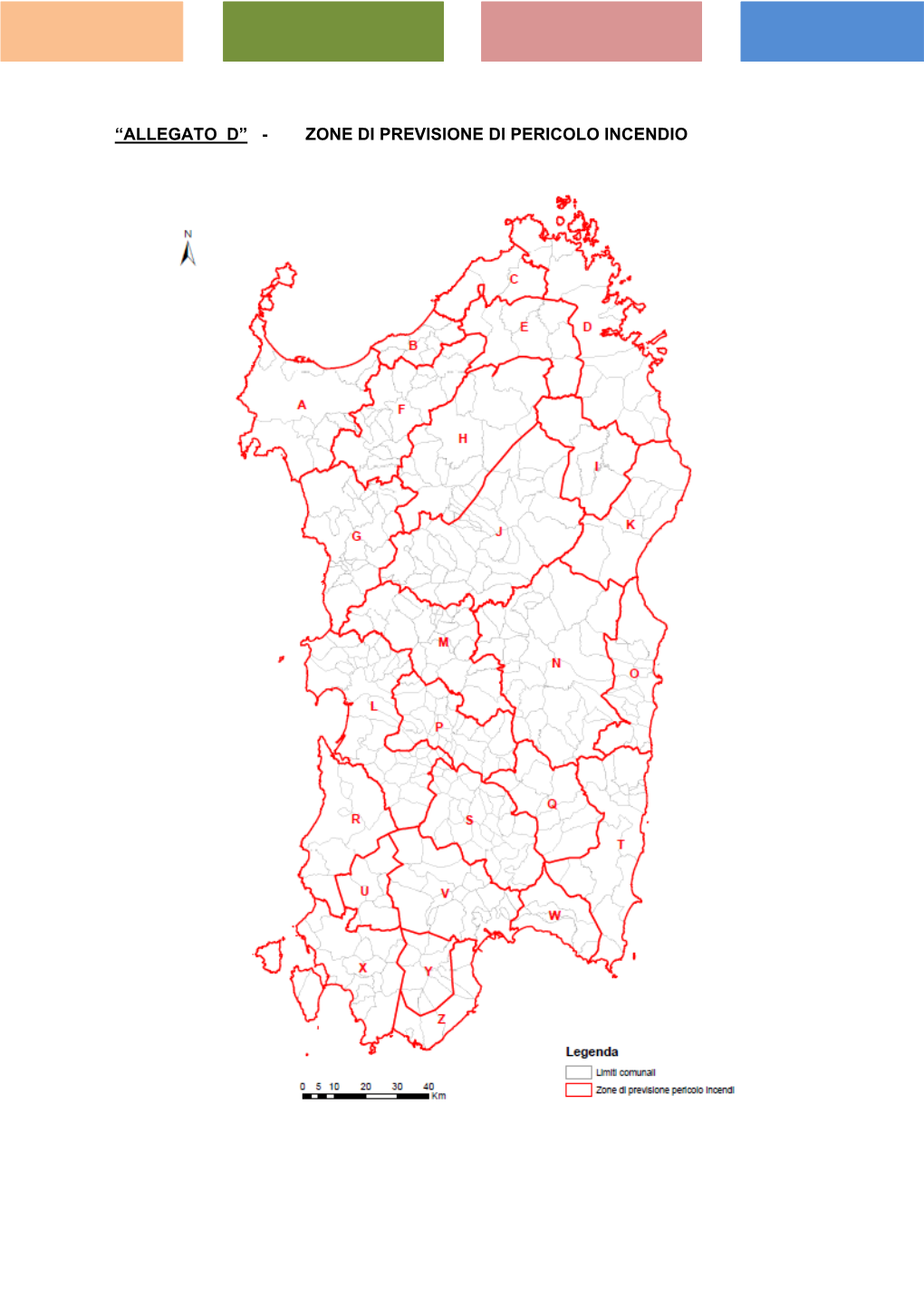 Zone Di Previsione Di Pericolo Incendio Corrispondenza Comuni Zone Di Previsione Pericolo Incendi