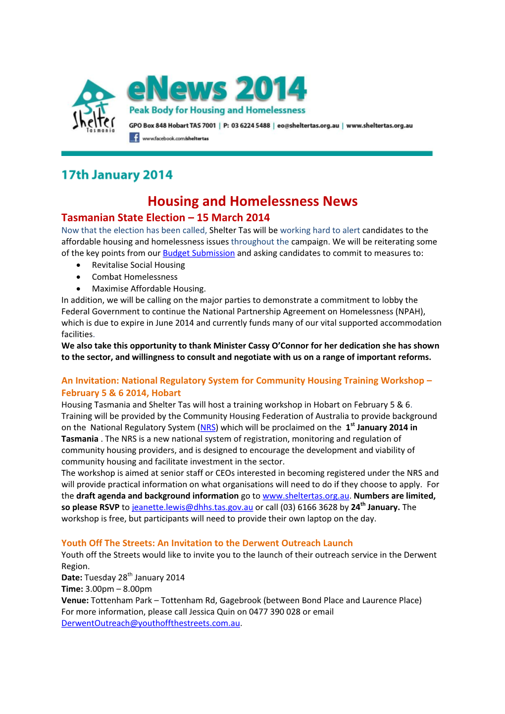 Housing and Homelessness News