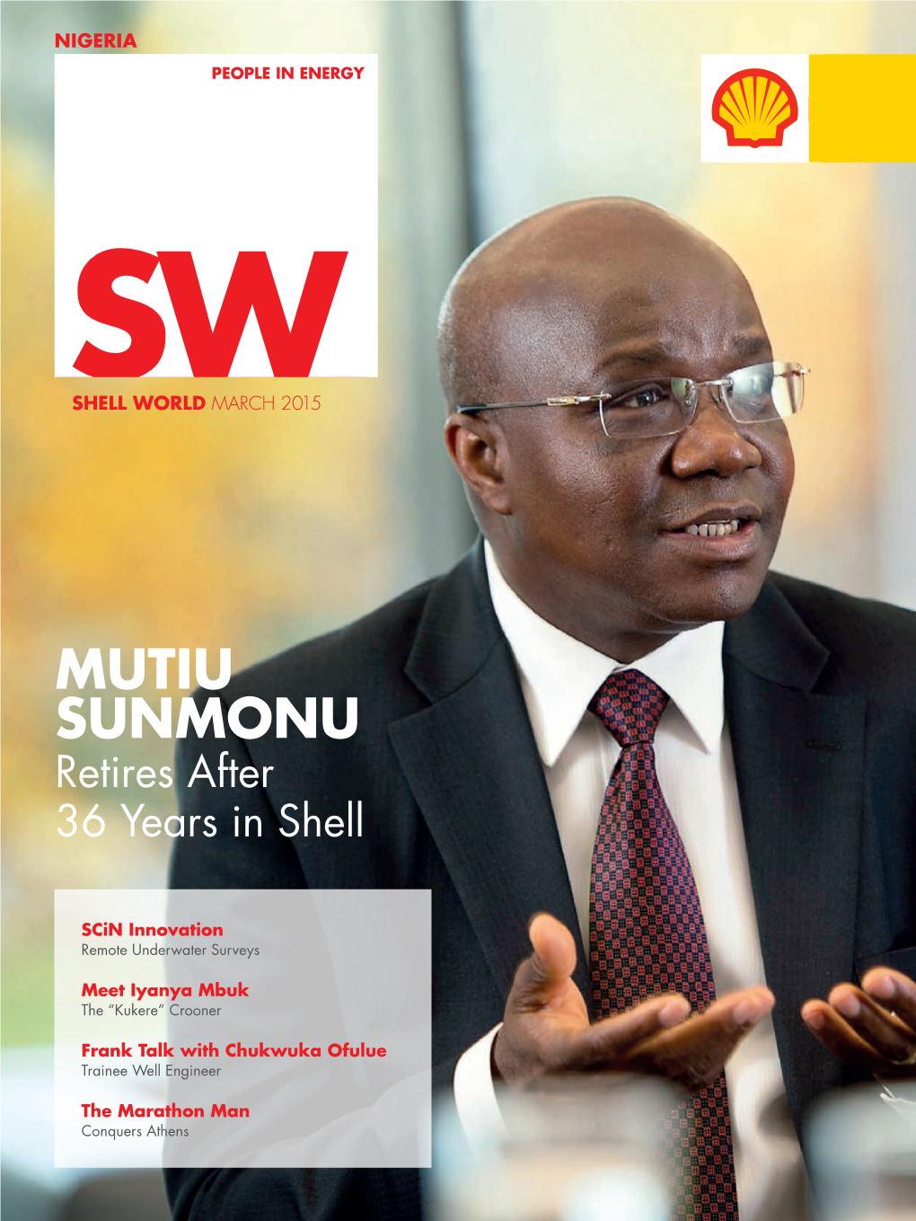 MUTIU SUNMONU Retires After 36 Years in Shell