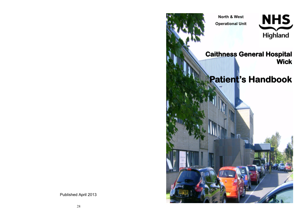 Patient's Handbook