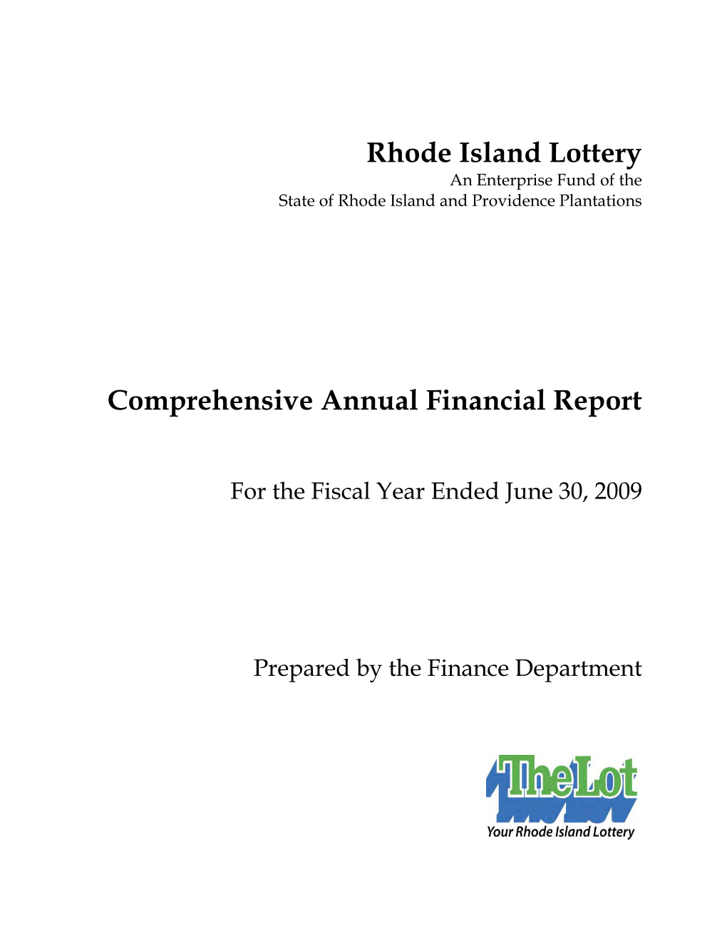 Rhode Island Lottery Product Offerings