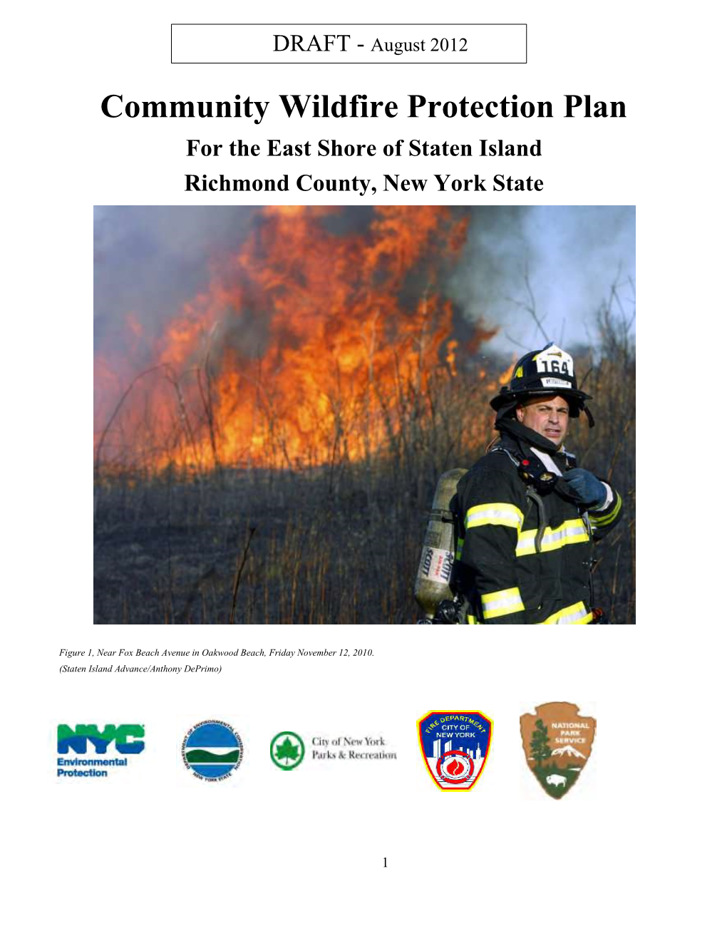 Community Wildfire Protection Plan for the East Shore of Staten Island Richmond County, New York State