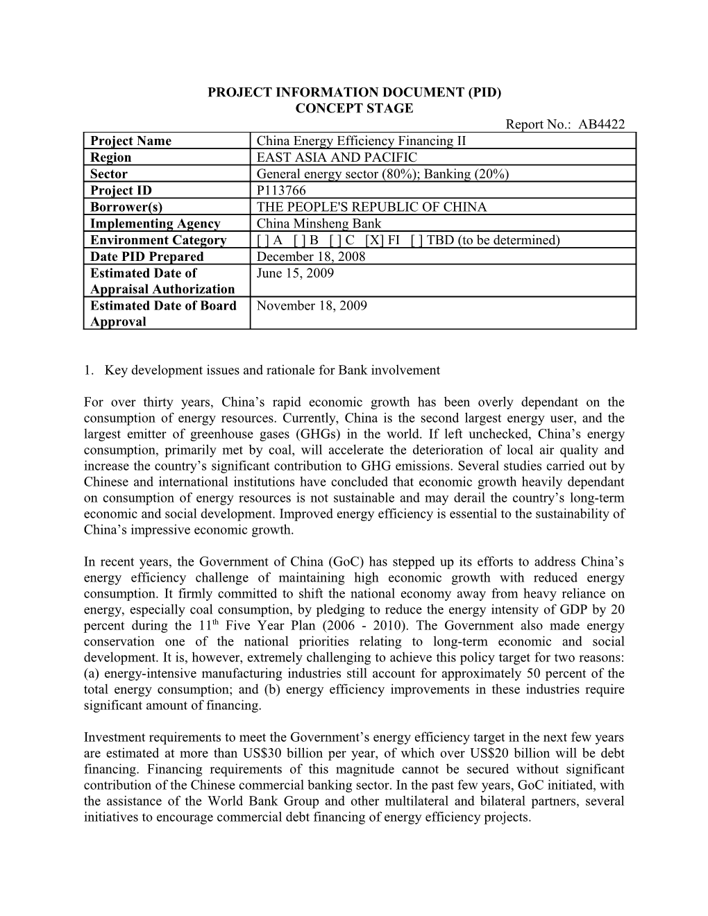 Project Information Document (Pid) s28