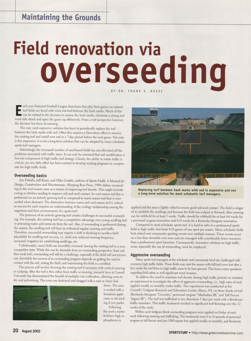 Field Renovation Via • Oversee 1N by DR