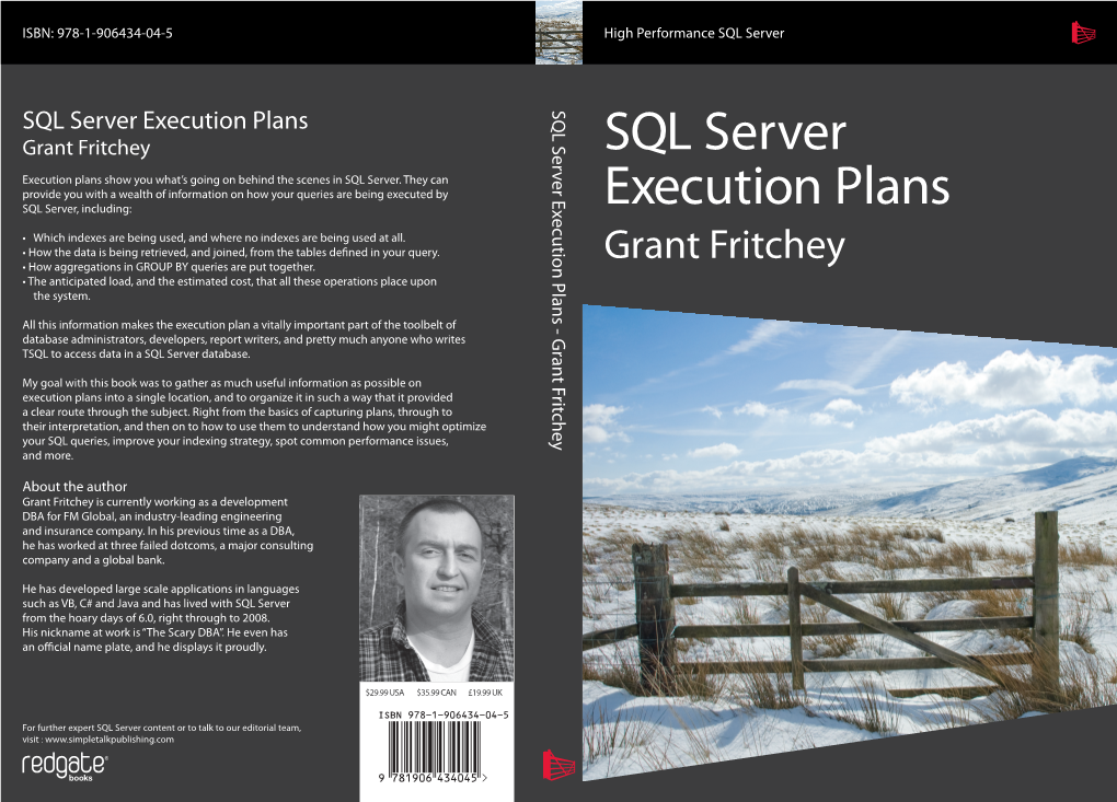 SQL Server Execution Plans Execution Plans - Grant Fritcheysql Server Grant Fritchey SQL Server