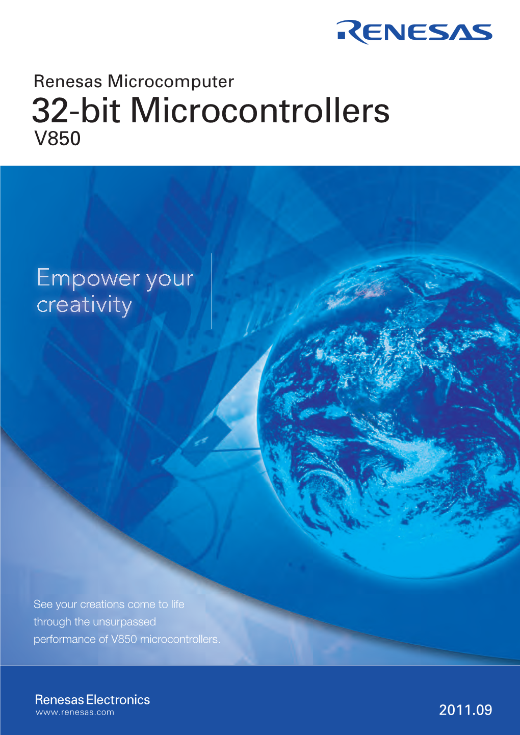 Renesas Microcomputer 32-Bit Microcontrollers V850