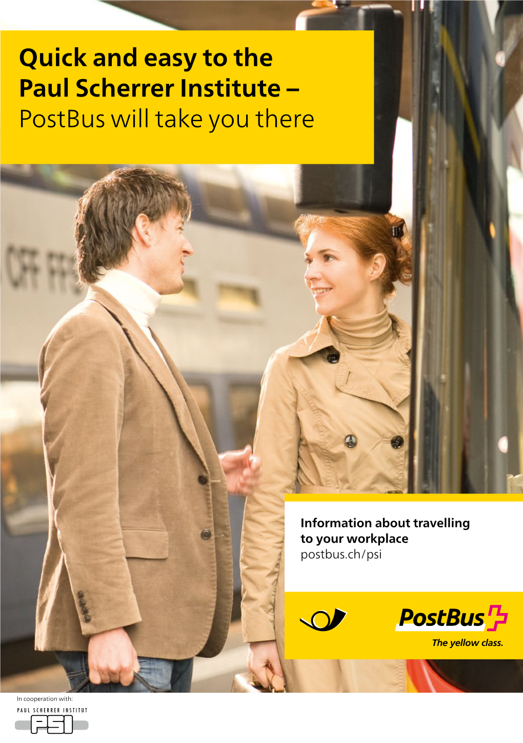 Quick and Easy to the Paul Scherrer Institute – Postbus Will Take You There